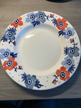 2 Emma Bridgewater Liberty London Anemone Plates  10 3/5”